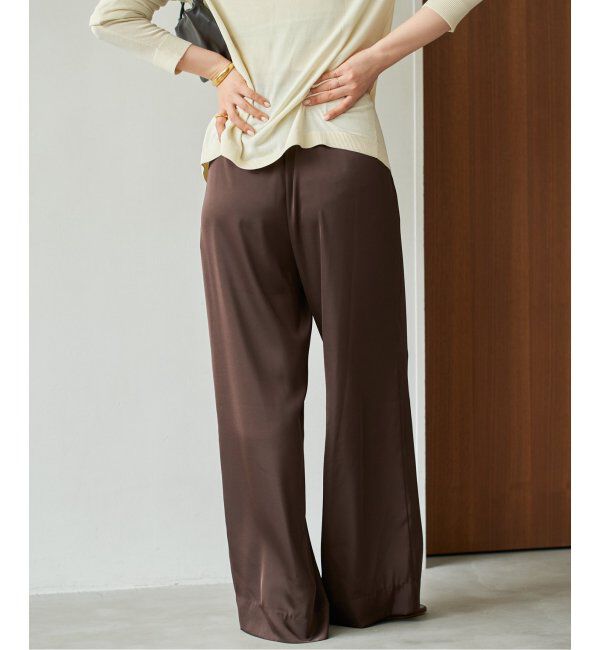 Plage「dull satin relax パンツ」|その他|