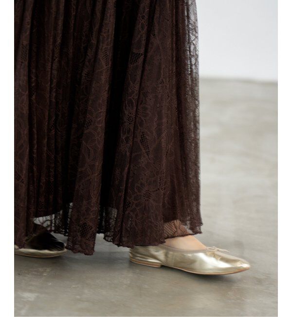 IENA「レースプリーツスカート」|スカート|