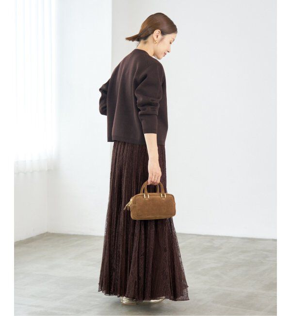 IENA「レースプリーツスカート」|スカート|