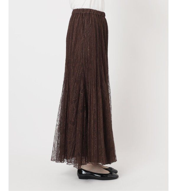 IENA「レースプリーツスカート」|スカート|