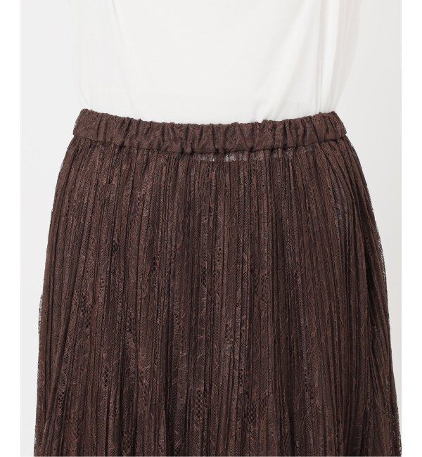 IENA「レースプリーツスカート」|スカート|