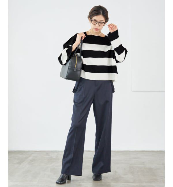 IENA「スーパーファインスムースプルオーバー」|ニット・セーター|