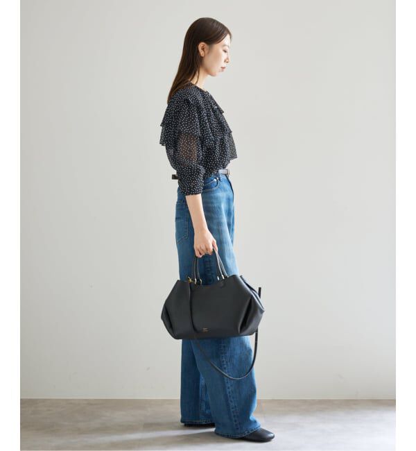 IENA「《一部カラーWEB・一部店舗限定/追加》楊柳フリルブラウス」|シャツ・ブラウス|