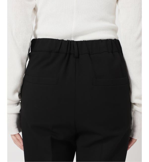 IENA「《追加2》ウォッシャブル 裏起毛セミフレアパンツ」|スラックス|