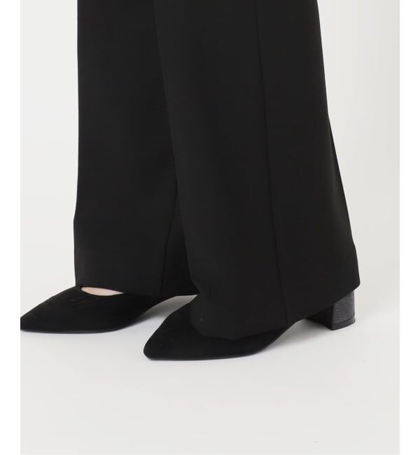 IENA「《追加2》ウォッシャブル 裏起毛セミフレアパンツ」|スラックス|