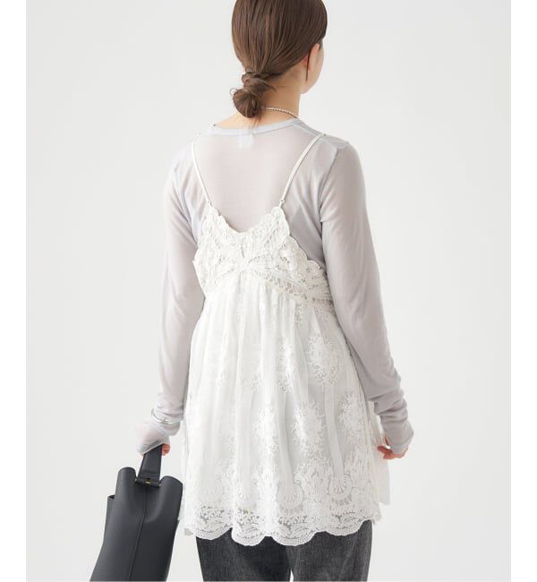 IENA「《追加2》リヨセルカシミヤロングTシャツ」|Tシャツ・カットソー|