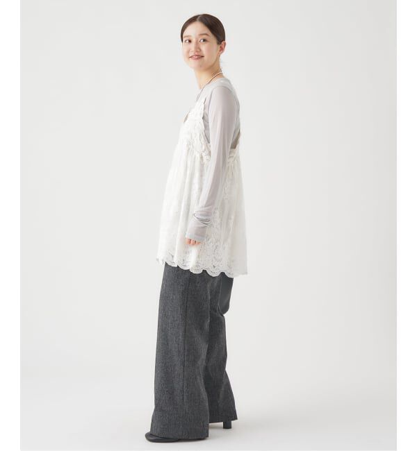 IENA「《追加2》リヨセルカシミヤロングTシャツ」|Tシャツ・カットソー|