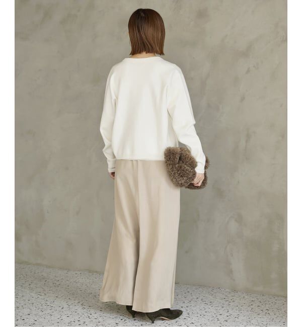 IENA「《追加》スーパーファインスムースクルーカーディガン」|カーディガン|