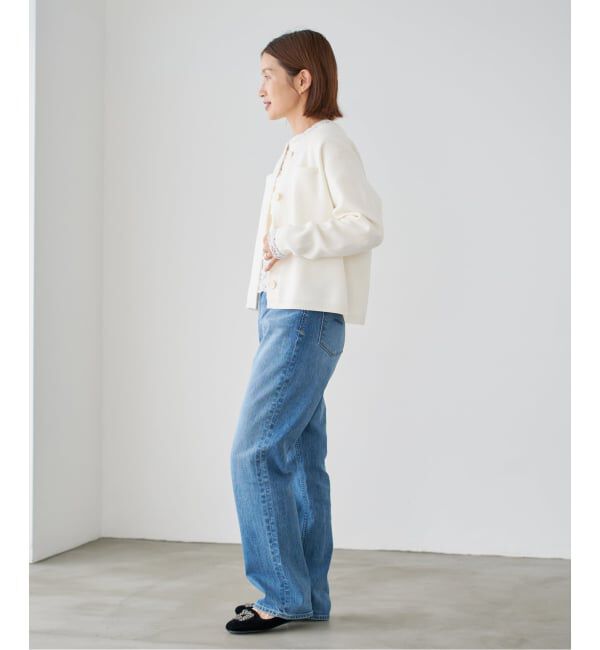 IENA「《追加》スーパーファインスムースクルーカーディガン」|カーディガン|