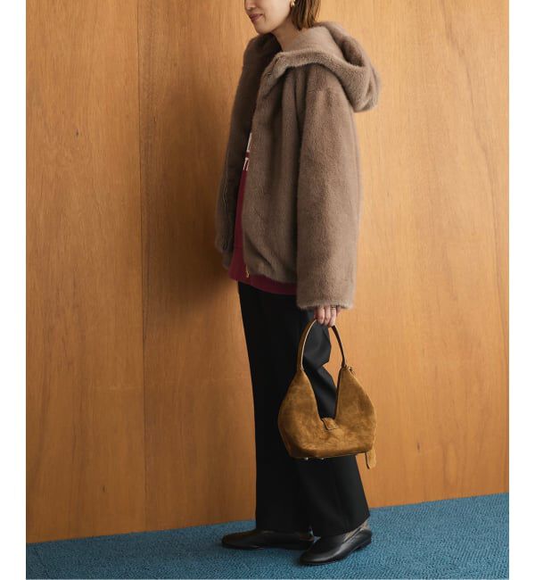 SLOBE IENA「《WEB限定/追加》FAKEファーフードブルゾン」|その他|