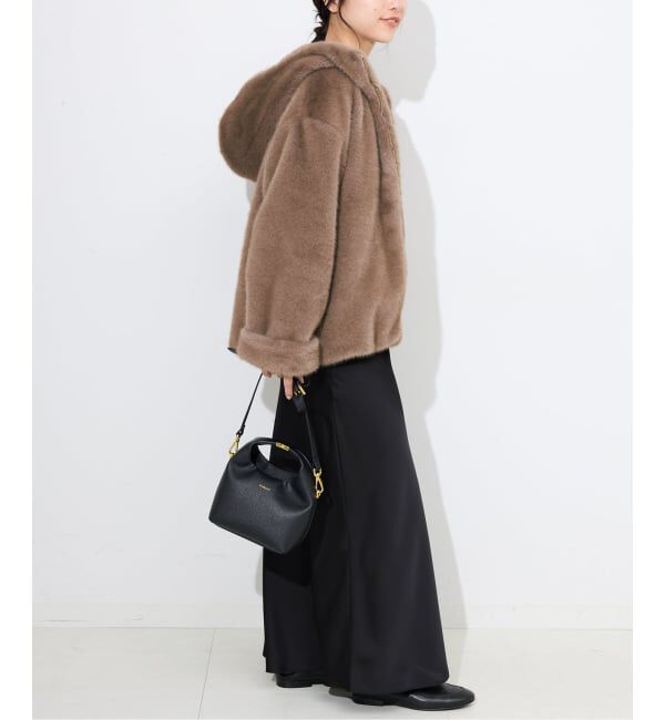 SLOBE IENA「《WEB限定/追加》FAKEファーフードブルゾン」|その他|