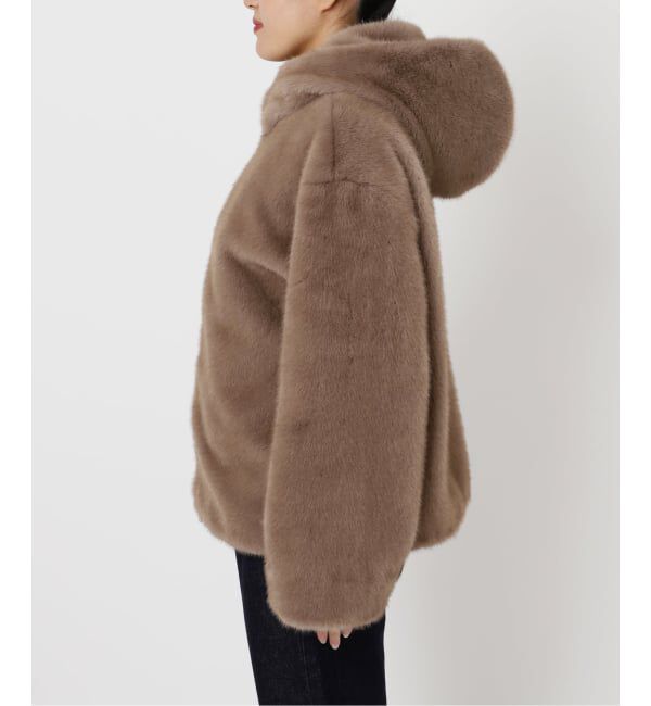 SLOBE IENA「《WEB限定/追加》FAKEファーフードブルゾン」|その他|