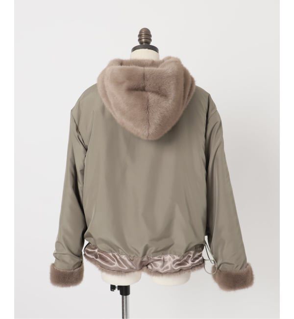 SLOBE IENA「《WEB限定/追加》FAKEファーフードブルゾン」|その他|