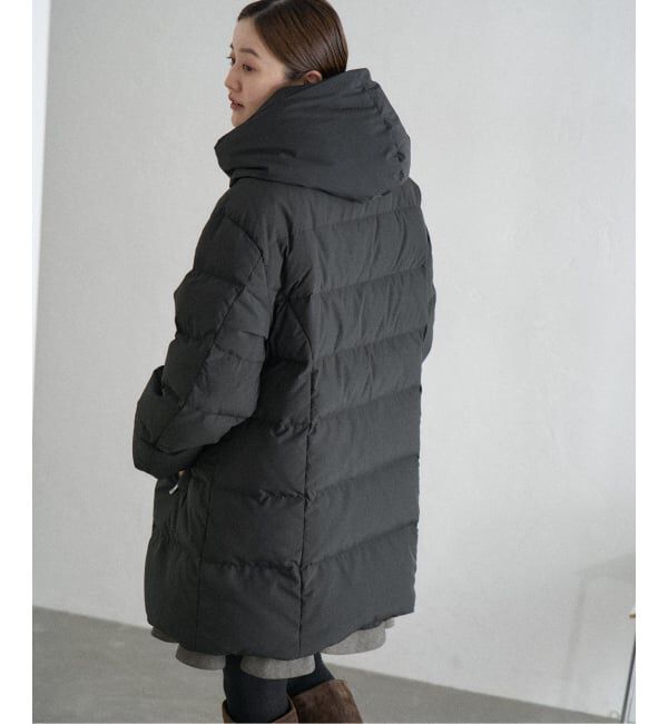 IENA「LIMONTA パフィーネックミドルダウン」|ダウン|