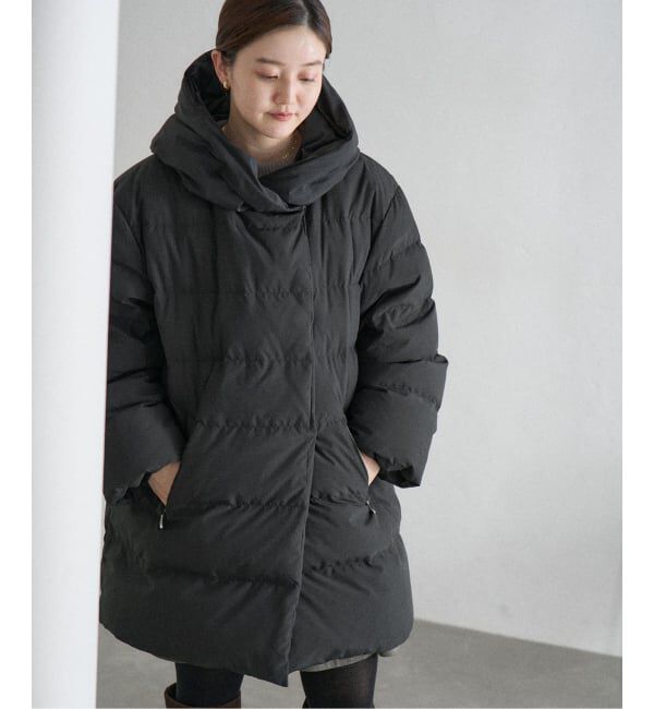 IENA「LIMONTA パフィーネックミドルダウン」|ダウン|