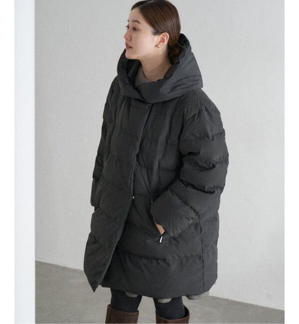 IENA「LIMONTA パフィーネックミドルダウン」|ダウン|