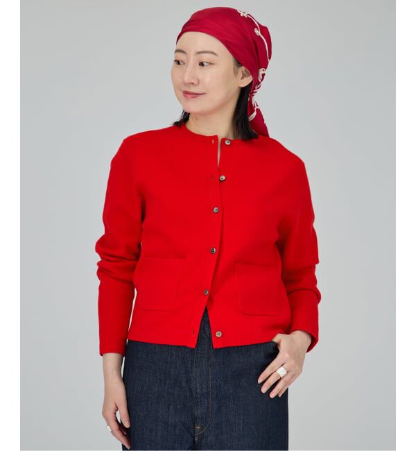 VERMEIL par iena「《予約》スムースクルーネックショートカーディガン」|カーディガン|