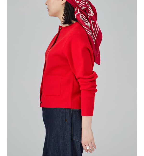 VERMEIL par iena「《予約》スムースクルーネックショートカーディガン」|カーディガン|