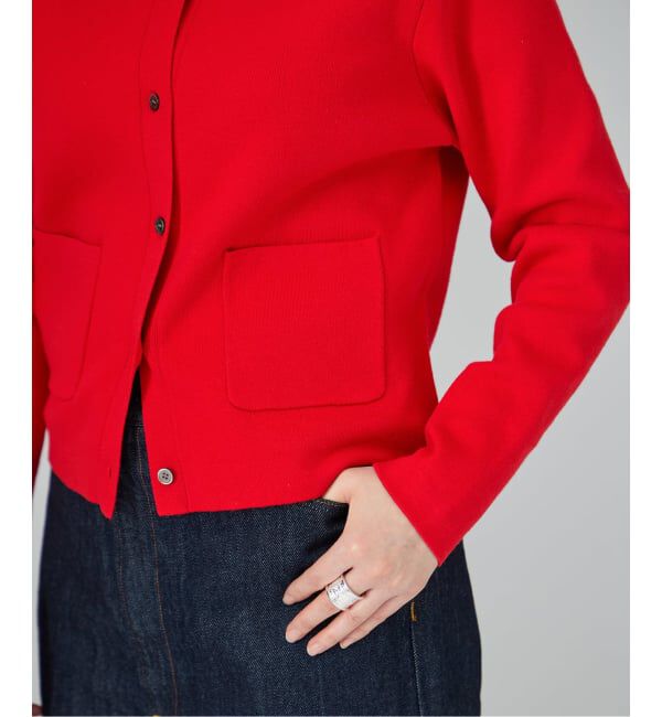 VERMEIL par iena「《予約》スムースクルーネックショートカーディガン」|カーディガン|