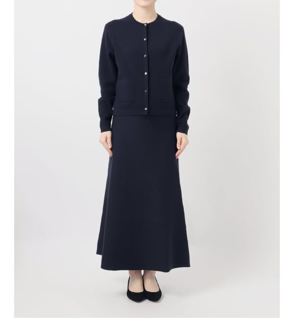 VERMEIL par iena「《予約》スムースクルーネックショートカーディガン」|カーディガン|