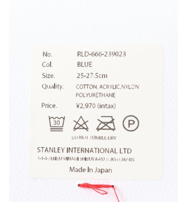 EDIFICE「THE ROLE DESIGN (ザ ロールデザイン) PLANE RIB SOCKS MENS RLD-666-239023」|ソックス|