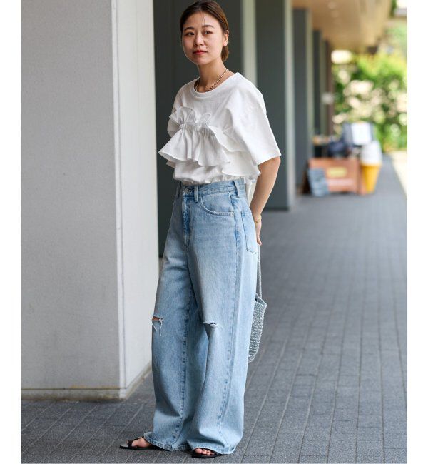 JOURNAL STANDARD relume「フリルパーツセットTシャツ」|Tシャツ・カットソー|