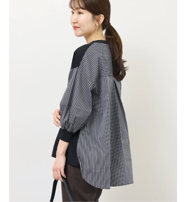 JOURNAL STANDARD relume「《予約》［26SS新作］【TORRAZZO DONNA/トラッゾドンナ】ドッキングプルオーバー」|シャツ・ブラウス|