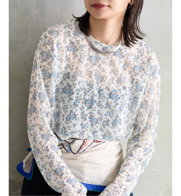 JOURNAL STANDARD「シアーフラワーカットソー」|Tシャツ・カットソー|