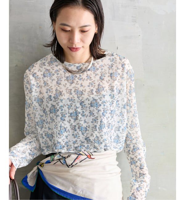 JOURNAL STANDARD「シアーフラワーカットソー」|Tシャツ・カットソー|