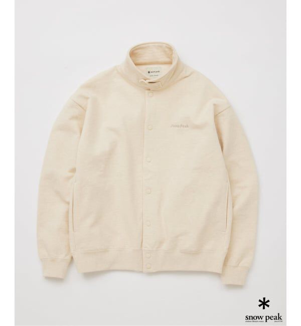 JOURNAL STANDARD「《予約》snow peak / スノーピーク 別注 リサイクル コットン スナップ カーディガン」|スウェット・ジャージ|ナチュラル