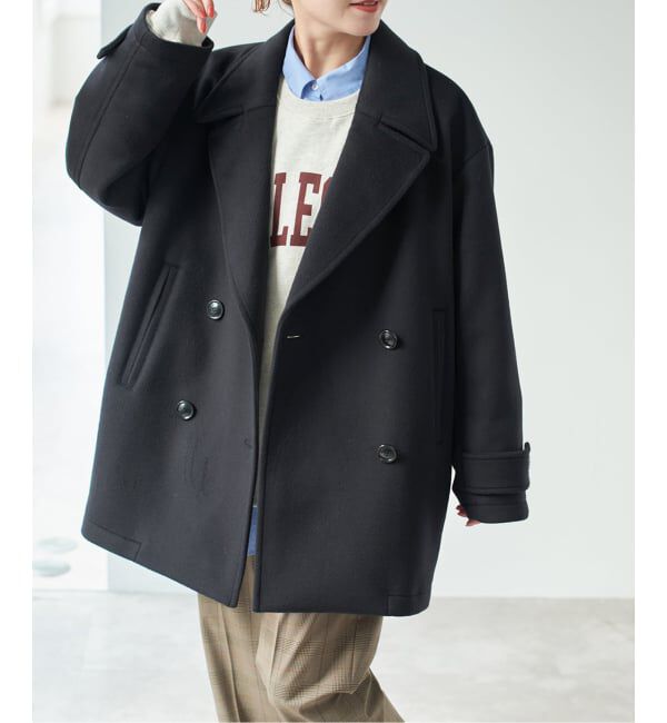 Spick and Span「《追加》S160ビーバーPコート」|ピーコート|