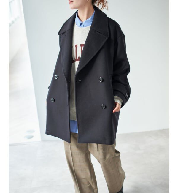 Spick and Span「《追加》S160ビーバーPコート」|ピーコート|