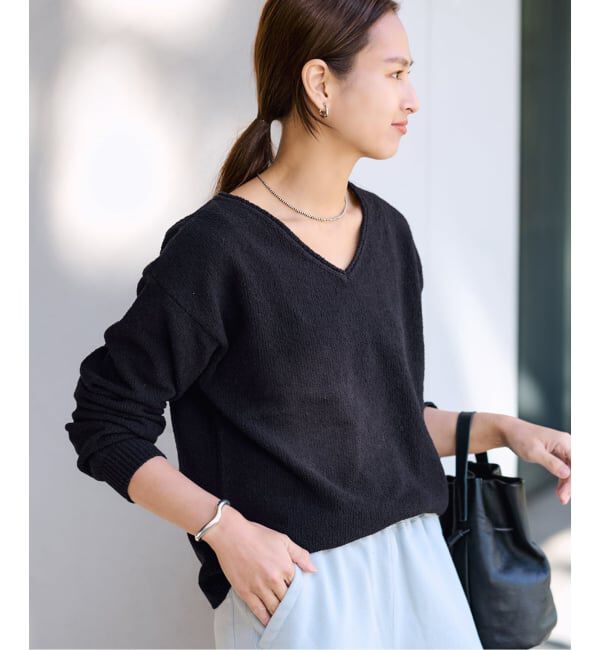 FRAMeWORK「≪予約≫カベイトVネックニット」|ニット・セーター|