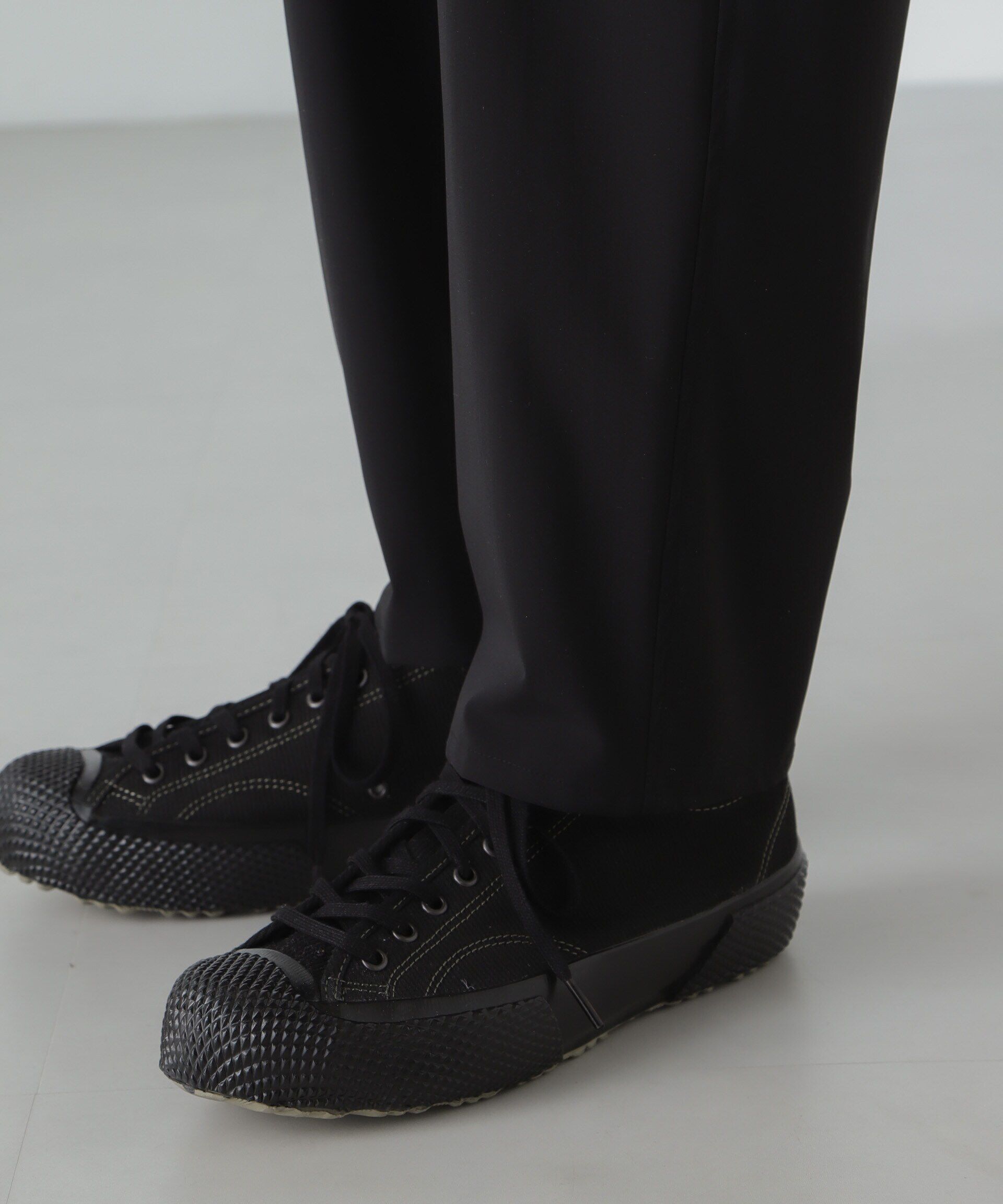 nano･universe「ストレッチハイゲージトリコットイージーパンツ(セットアップ可)」|チノ|