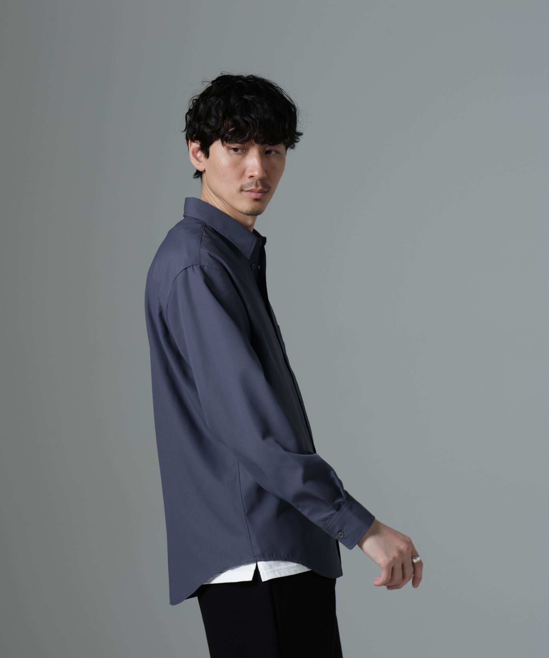 nano･universe「AMATA コットンタッチレギュラーカラーシャツ」|シャツ・ブラウス|