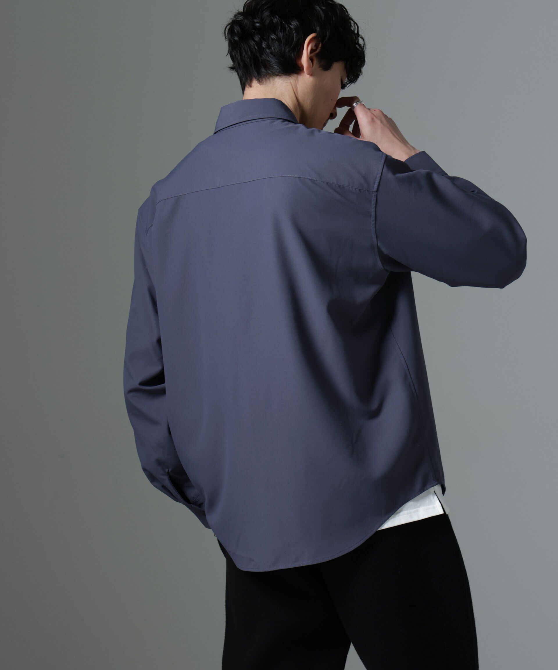 nano･universe「AMATA コットンタッチレギュラーカラーシャツ」|シャツ・ブラウス|