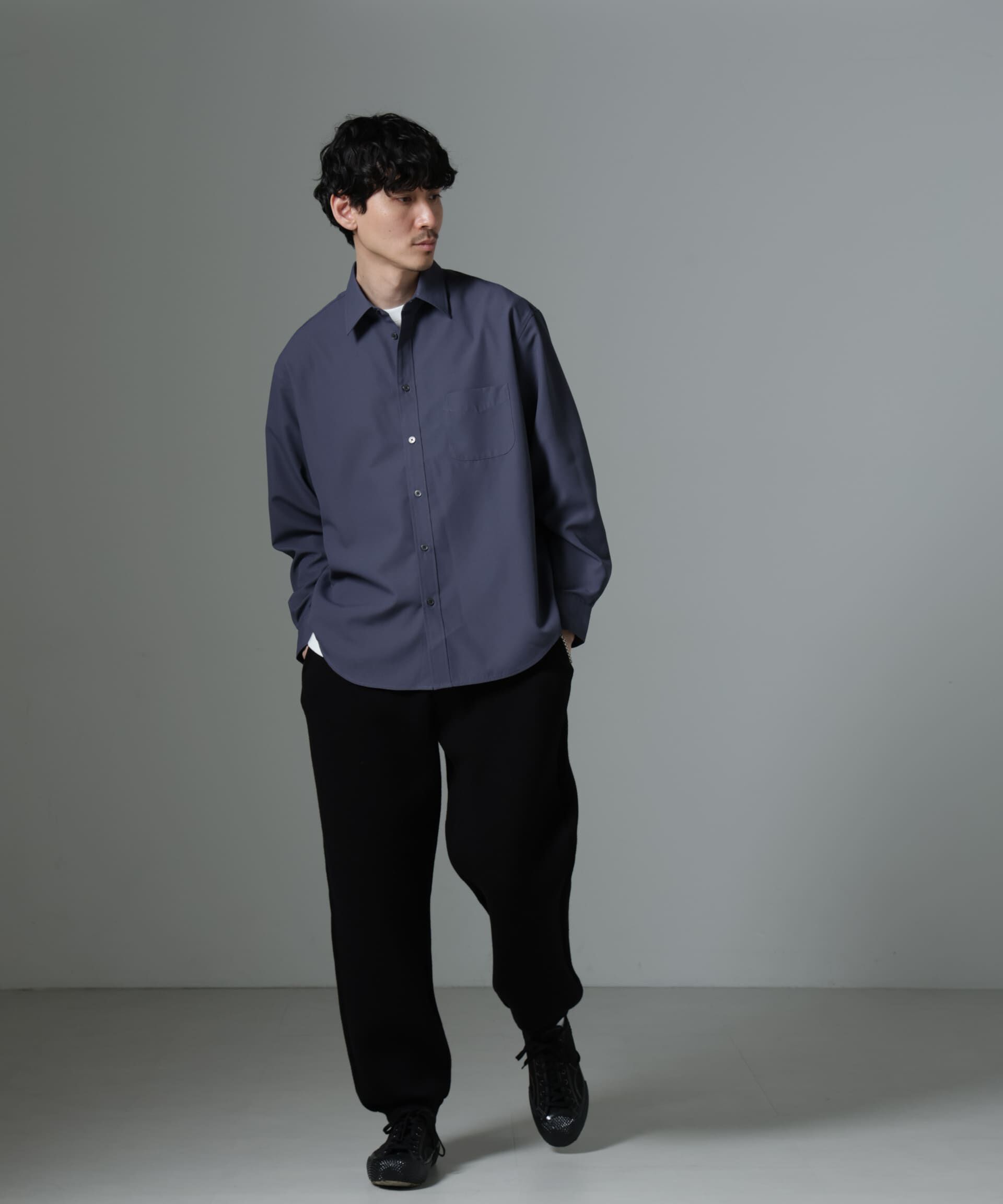 nano･universe「AMATA コットンタッチレギュラーカラーシャツ」|シャツ・ブラウス|