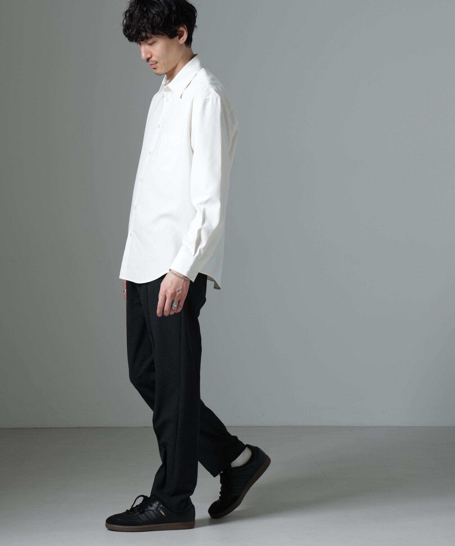 nano･universe「AMATA コットンタッチレギュラーカラーシャツ」|シャツ・ブラウス|