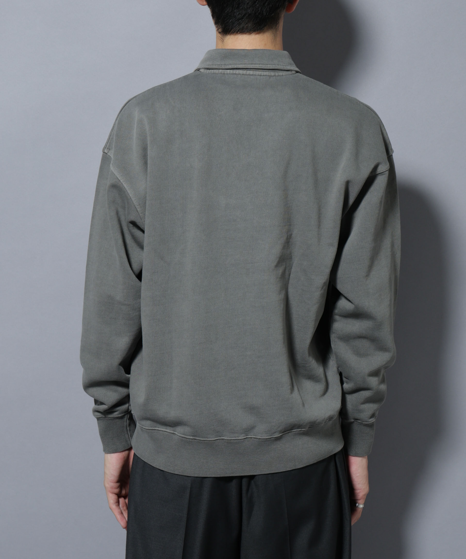 nano･universe「ヴィンテージライク ハーフZIPスウェット」|Tシャツ・カットソー|