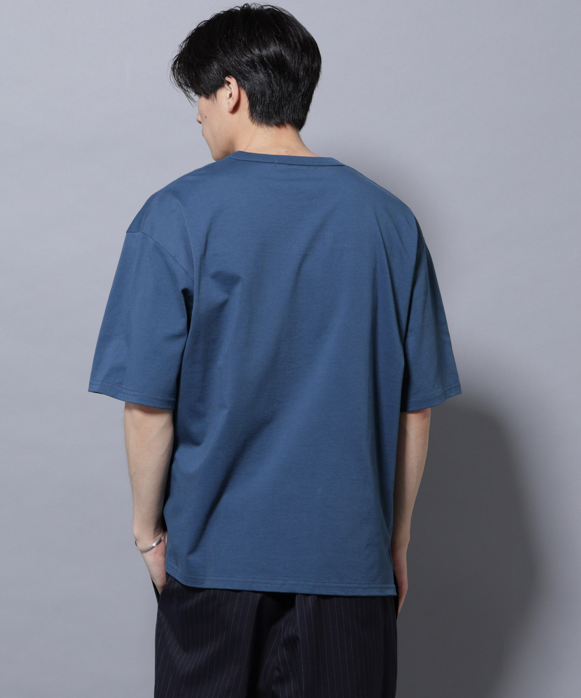 nano･universe「リラックスフットボールＴシャツ 半袖」|Tシャツ・カットソー|