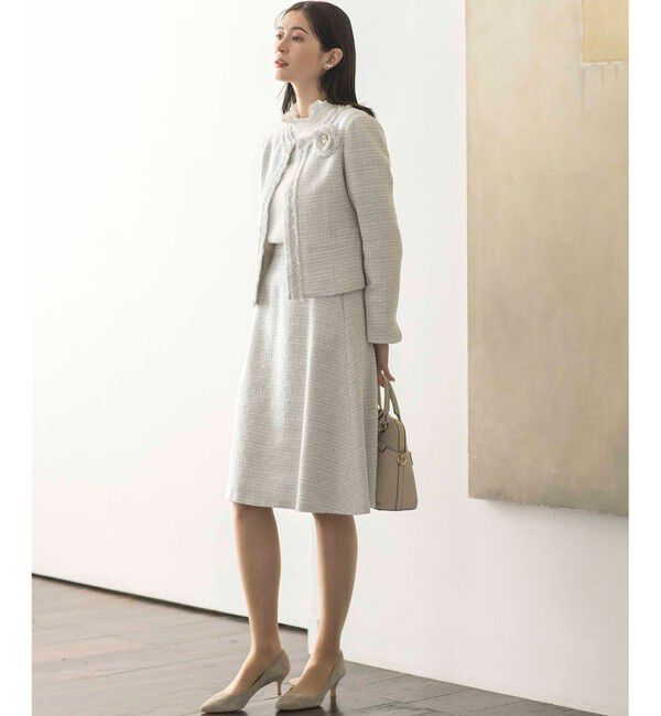 組曲「ツイードパールコサージュ」|ブローチ・コサージュ|