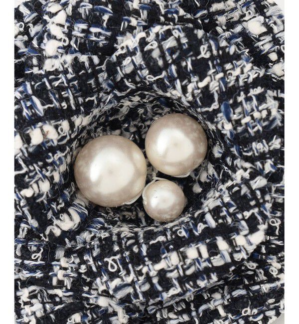 組曲「ツイードパールコサージュ」|ブローチ・コサージュ|