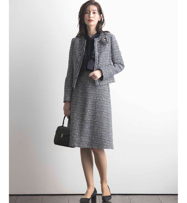 組曲「ツイードパールコサージュ」|ブローチ・コサージュ|