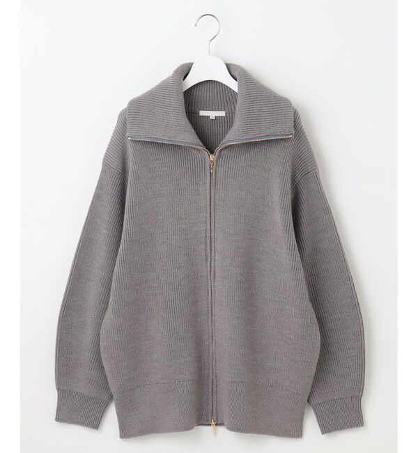 自由区「【洗える】ジップアップニット アウター」|その他|