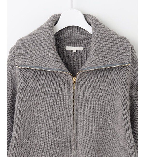 自由区「【洗える】ジップアップニット アウター」|その他|
