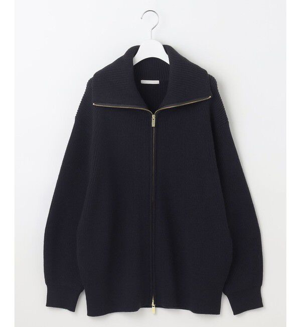 自由区「【洗える】ジップアップニット アウター」|その他|