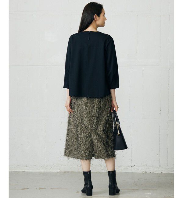 自由区「クリアコットンポンチタックジャージ カットソー」|Tシャツ・カットソー|