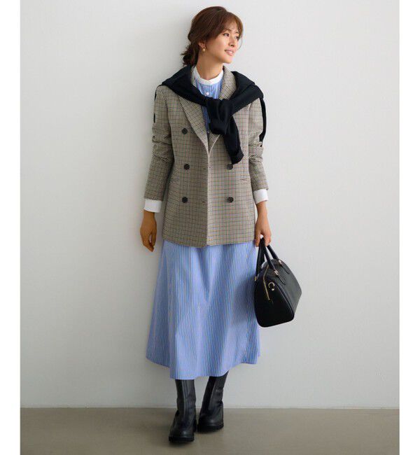 23区「シルクコットン ベーシック カーディガン」|カーディガン|