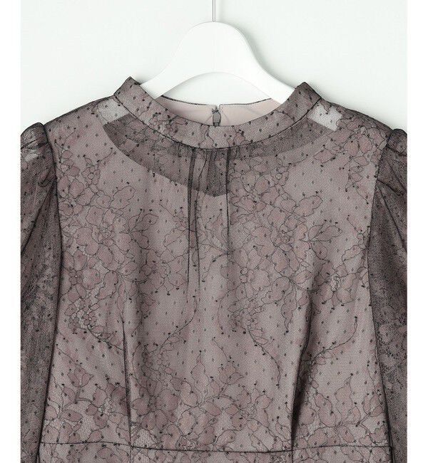 ANY SIS「【Lily Calin】バイカラードットチュール ドレス」|ドレス|