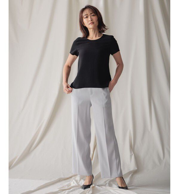 BEIGE,「【L-size】SHELBY / ハーフスリーブブラウス」|シャツ・ブラウス|